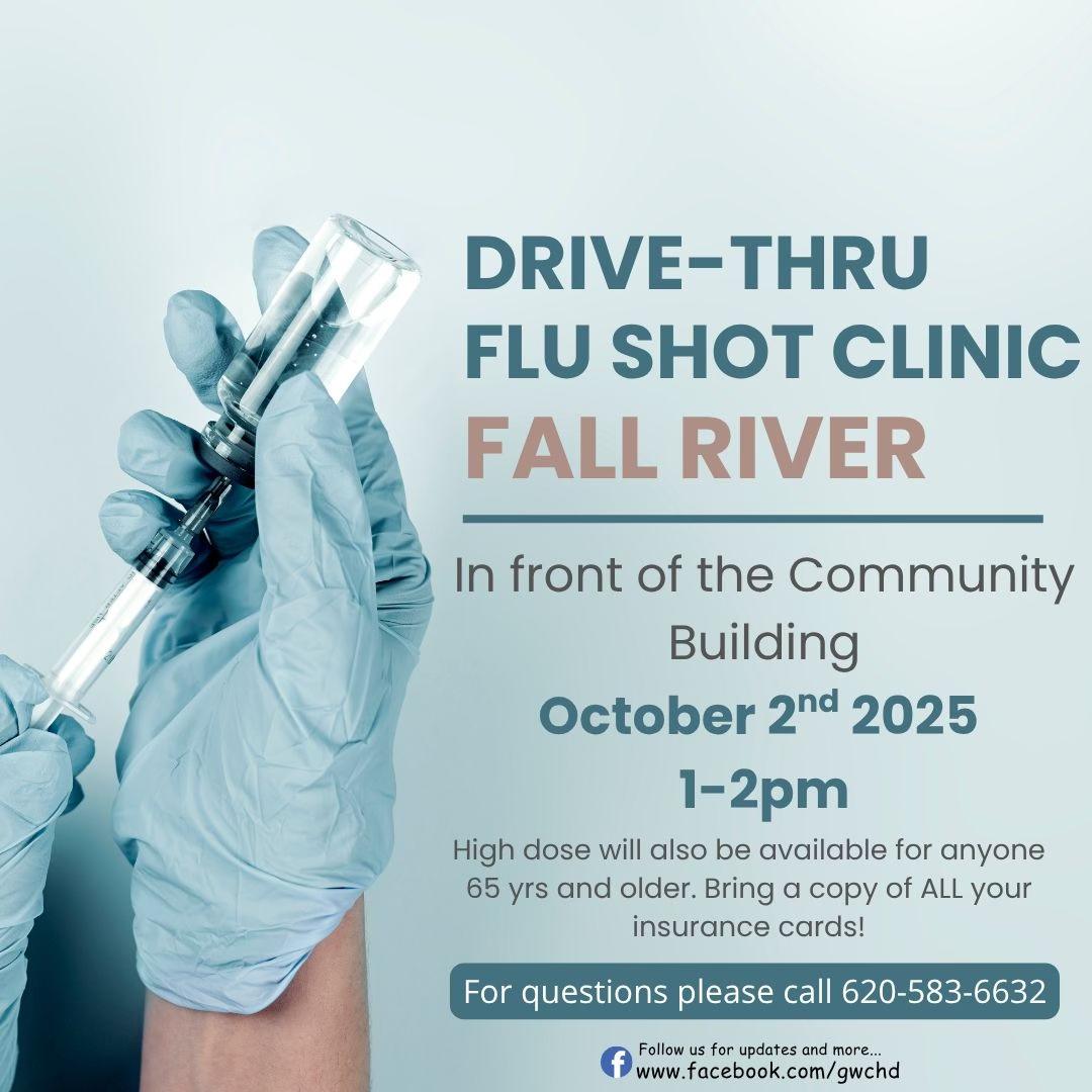 Fall River KS Drive-Thru Flu Shot Clinic 2025